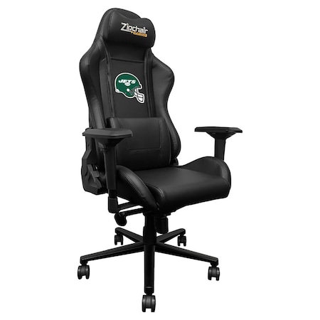 Dreamseat Xpression Pro Gaming Chair with New York Jets Helmet Logo XZXPPRO032-PSNFL21017A